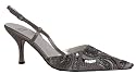 Satin, Sequin and Bead Modern Design, 3" Heel - Evening Shoes - Charlotte Shoe