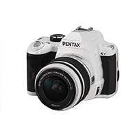 Pentax K-r 12.4 MP Digital SLR Camera with 3.0-Inch LCD and 18-55mm f/3.5-5.6 Lens (White)