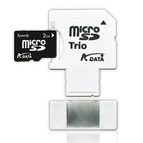 A-DATA MICRO SDHC 2GB 1�A�_�v�^�[�t��