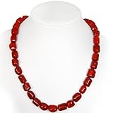 Red Genuine Bamboo Coral Necklace(Small-size Beads)