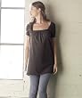 Kalon Clothing Square Neck A-line Tunic Top