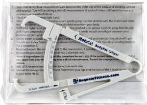 Sequoia Fitness Products Metacal Body Fat Caliper (Just Pinch, Click & Read) by Sequoia Fitness Products