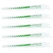 Hitachi 725310 6" 6T Bi-Metal Wood Cutting Reciprocating Saw Blade 5 Pack