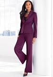 Pleat-Front Pantsuit