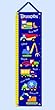 Under Construction Personalized Canvas Growth Chart by Olive Kids