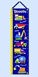 Under Construction Personalized Canvas Growth Chart by Olive Kids