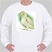 Sweatshirt with beak, owl, bird X-Large White