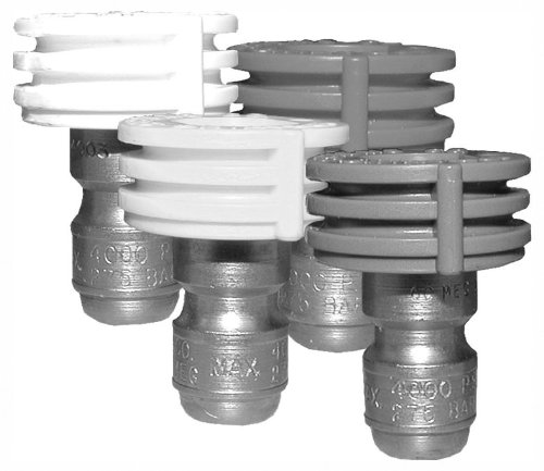 Oregon 37-039 Pressure Washer Spray Nozzle 5-Pack 1/4-Inch Quick Connect (0-Degree 15-Degree 25-Degree 40-Degree & 50-Degree Soap Nozzle) Size 3.5