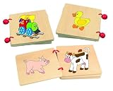 Bilderbuch Buch Babybuch Baby Holz Holzbuch