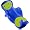 www.badesitz.com - Babycoon Badesitz weiss blau # 2860