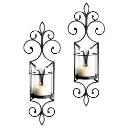 Pomeroy Pentaro Candle Holder Sconce Wall Lighting - Set of Two