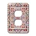 Susan Brown Designs General Themes - Basket Medallion Quilt - Light Switch Covers - 2 plug outlet cover