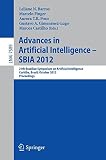 Advances in Artificial Intelligence - SBIA 2012 : 21th Brazilian Symposium on Artificial Intelligence, Curitiba, Brazil, October 20-25, 2012. Proceedings