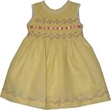 Newborn/Infant Girls 2pc Yellow Dress Set