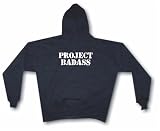Project Badass Distressed Style Logo Men's Hoodie Sweat Shirt Small thru 4XL