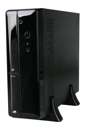 XION mATX/ITX Slim HTTP Desktop Case with 5-in-One Card-reader, 450 Watt Power Supply - Retail XON-810PBlack Black