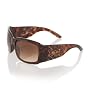 G by GUESS Plastic Wrap Sunglasses with Rhinestone