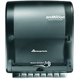 Georgia Pacific Enmotion 59462 Classic Automated Touchless Paper Towel Dispenser, Translucent Smoke