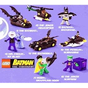 2008 McDonalds Lego Batman: Video Game Figures Set of 8 by 2008 McDonalds Lego Batman