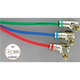 12' New Digital Coax Component Cable w  90 Degree RCAs by Home Network Supply