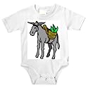 Onesie with basket, donkey, equine