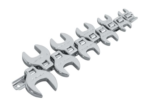 TEKTON 2575 3/8-Inch Drive Crowfoot Wrench Set, SAE, 10-Piece