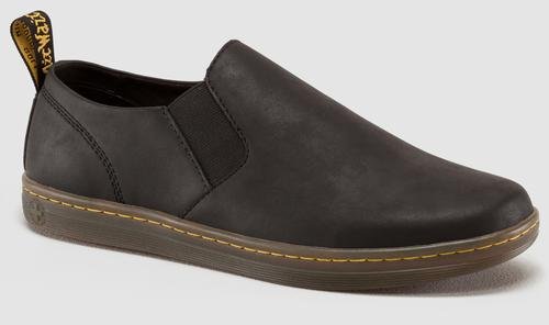Dr. Martens Men's Wyatt Shoe,Black Greasy Lamper,6 UK/7 M US On Sale