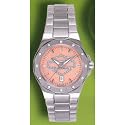 Harley Davidson Ladies's Bracelet Orange Mother of Pearl Dial Watch 76R02