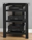 Black Plateau SL Series Black Wood Fixed Rack