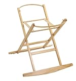 Dormouse Rcoking Folding Moses Basket Stand (Natural)