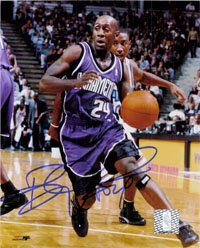 Signed Jackson, Bobby (Sacramento Kings) 8x10 Photo