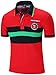 Neleus Men's Cotton Casual Short Sleeve Polo Shirt