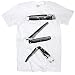 Public Domain - Men's Foil Switchblade Comb (White)
