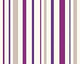 Esprit 1417-29 Tapete, Streifen, creme lila, Design City Glam