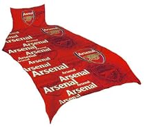 ZAP Arsenal FC SINGLE BED duvet cover bedding set