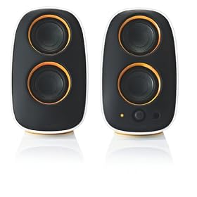 Philips SPA3210/05 Multimedia Speaker 2.0 - Black/White/Mango