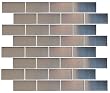 Brick Stainless Steel Tiles 1.5" x 3" Metal Mosaic Series