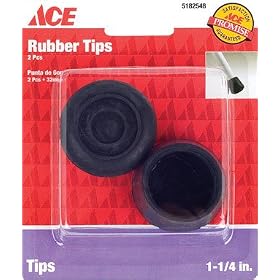 TIP LEG RBBR BLK1-1/4 CD [Misc.]