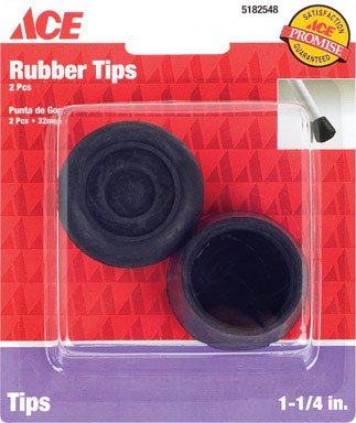 TIP LEG RBBR BLK1-1/4 CD [Misc.]