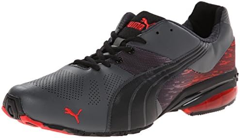 PUMA Men's Cell Hiro Glitch Training Shoe, Dark Shadow/Black/High Risk Red, 11 M US