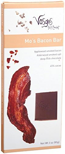 Vosges Haut-Chocolat Exotic Milk Chocolate, Mo's Bacon Bar, 3-Ounce (Pack of 12)