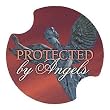 Protected By Angels Carsters, Coasters For Your Car