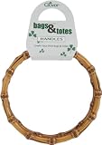 41TeHOJQLXL. SL160  Clover Round Bamboo Design Bag Handle