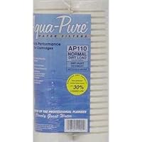 Cuno AP110 Universal Whole House Replacement Cartridge f/ fine/normal sediment removal. 2 per pack