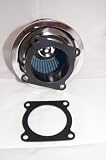 03-06 Nissan 350z/ 00-03 Nissan Maxima/ 00-06 Nissan Sentra 2.0l 2.5l/ 04 05 06 Nissan Altima V6/ 03 04 05 06 Nissan Murano/ 04 05 06 Nissan Maxima/ 01-04 Nissan Pathfinder V6 Air Intake MAF Adapter +Air Filter(includ Blue Air Filter)
