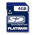 Platinum - Carte M�moire SD - 4 Go