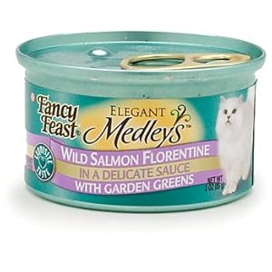 Fancy Feast Elegant Medleys Wild Salmon Florentine Adult Canned Cat Food in Sauce