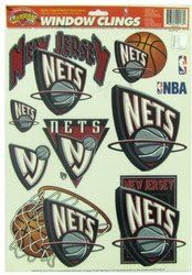New Jersey Nets Window Clings (Sold by 1 pack of 24 items)