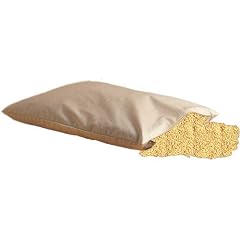 Bio Hirsekissen Hirsekopfkissen Hirseschalenkissen Hirsepreukissen 40x80 cm mit Rei�verschlu�