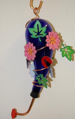 Blue Dazzle Hummingbird Feeder